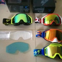 READY STOCK kacamata cross Goggle Ly-100 premium Double lensa !!!