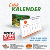 CETAK KALENDER 2019 MURAH BERKUALITAS SURABAYA