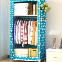 Lemari Pakaian Single Multifunction Wardrobe Rak Baju Pakaian Single -