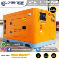Genset Silent Diesel Winpower 10.000 Watt - 1 Phase; Generator Rumah