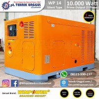 Genset Silent Diesel Winpower 10.000 Watt - 3 Phase - Generator Solar