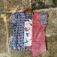 custom design blus batik garutan kombinasi hamdstamped proses wax