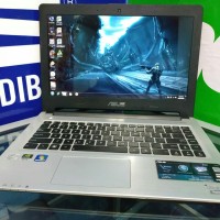 Laptop gaming Asus S46 core i7 DualVGA Ram 4Gb HDD 750 ultrabook murah