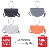 MINISO Semicircle Crossbody Bag Tas Selempang Setengah Lingkaran