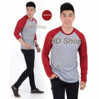 TwoSide | Kaos Pria Raglan Polos Kualitas Distro Bandung
