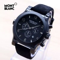 Jam Tangan Pria Montblanc Chronograph Tanggal Aktif ( Seiko Casio Gc )
