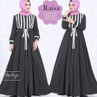 Diskon Dress Risya Gamis Baju Panjang Casual Wanita Modis Modern