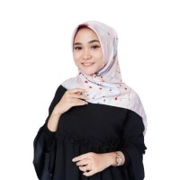 Segi Empat Motif Fiona Satin Maxmara Lux Jilbab Kondangan Salem
