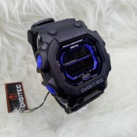 Jam Tangan Pria/Cowok Digitec Petak Hitam Biru