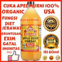 HOT PROMO Bragg Apple Cider Vinegar / Cuka Apel (Pure)/ CUKA APEL ASLI