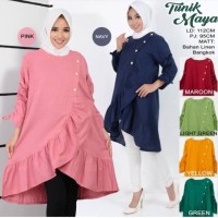 Jual TUNIK RAMI JUMBO BIGSIZE BUMIL BESAR XXL MUSLIM MURAH LINEN KATU