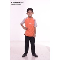 Jual Baju Koko Anak ALNITA AKA 05 By NIBRAS Bahan Kaos CVC18s Lembut