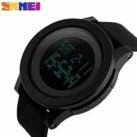 BERKUALITAS JAM TANGAN PRIA SKMEI TRENDY LED WATER RESISTANT 50M -