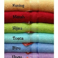NEW HANDUK MERAH PUTIH 70X140 CM / HANDUK MANDI / HIGH QUALITY TOWEL