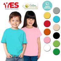 Hot List Kaosyes Kaos Polos T-Shirt Anak / Kids - Marun, Kid Nol Hot