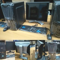 Komputer PC rakitan set dengan LCD untuk Kantor DLL