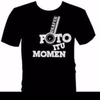Kaos tshirt Foto itu momen kaos baju bigsize pria wanita terbaru