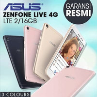 HP ASUS ZENFONE LIVE RAM 2GB/16GB GARANSI RESMI ASUS 1 TAHUN - Hitam