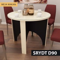 Pro Design Meja Makan MAPLE - BLACK (SRYDT D90)