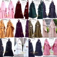 GAMIS WANITA/rabbani syari set gamis dress busui khimar intanka