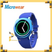 Microwear L2 Smart Watch - Smartwatch L2 like Samsung Gear 3 - Biru