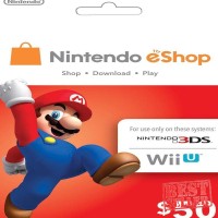 Jual Ready - Game Console - (50 USD) Nintendo eShop Switch / 3DS / Wii U - Murah