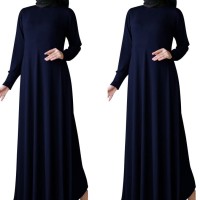 GAMIS MAXI POLOS TERMURAH BAHAN JERSEY FIT TO XL | KANAYA MAXI |