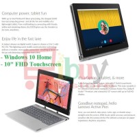 Laptop LENOVO D330 10.1 Inch FHD 2 In 1 Intel Celeron N4000 4GB/128GB