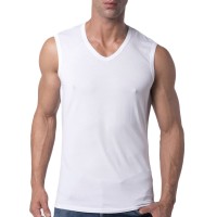 kaos oblong,kaos dalam pria, baju dalam V-NECK OBTF202PT TEVA FILO