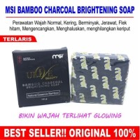 BAMBOO CHARCOAL BRIGHTENING SOAP MSI #SABUN ARANG BAMBU #ULIVE BEAUTY