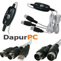 Kabel Converter PC to Music Keyboard USB MIDI Adapter Cable AY03