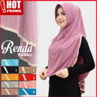 TERMURAH JILBAB INSTAN RENDA TURKI SALE