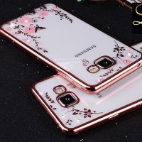 Case Casing Cover TPU FLOWER Samsung a A3 A5 A7 2017 A320 A520 A720 b