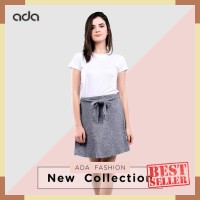 Ada Fashion Rok Pendek Wanita Warna Hitam Abu