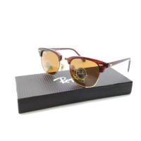 Kacamata Rayban Clubmaster Diamond Hard full coklat lensa ka Tokopedia
