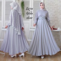 Jual Gilda Gamis Maxi Dress Abaya Brukat Premium Baju Pesta wanita Murah