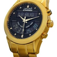 Jam Tangan Muslim Forsta Al Harameen Black Gold