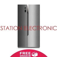 GEA Lemari Es Side by Side 566 Lt - RC-67WS - Silver - Free Shipping