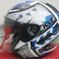 Unik helm kyt galaxy seri 1 double visor Murah