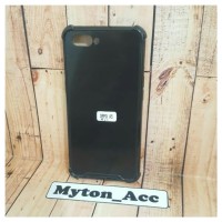 Hard Case Anti Crack OPPO A3S 2018 Black Hitam Akrilik Fiber Acrylic