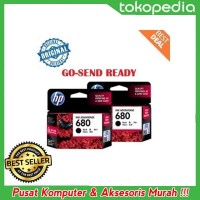 Terbaru HP 680 ORIGINAL Black Ink hitam printer 2135 3635 3835 4675 1