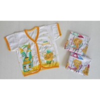 Pakaian Bayi Baju Bayi Lengan Pendek Bahan Katun New Born Baju Bayi