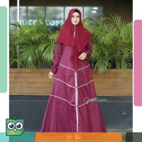 ALIFA DRESS 2 gamis katun toyobo original GREENISM