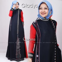 Gamis Dress Wanita GLADYS DRESS Busana Muslim By Qazana