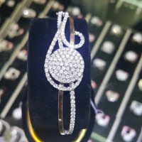 Gelang Berlian Eropa Model Unik Kombinasi Emas Putih Murah Meriah