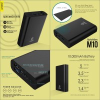 Powerbank Uneed Quickbox M10 10000mAh Power Bank Quick Charge 30