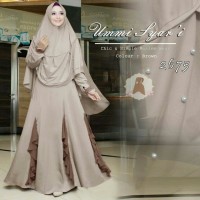 Baju gamis muslimah ummi syari gamis wanita terbaru kekinian sbb