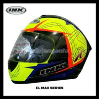 Helm Full Face INK CL MAX #3 Yellow Fluo Royal Blue Red