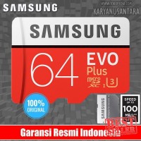 PROMO MICRO SD / 64GB SAMSUNG MICROSD EVO PLUS 100MB/S MEMORY CARD 64