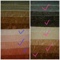 Kain batik bali Raibow series (meteran-pesanan Ibu Endah)